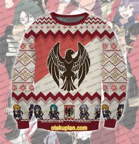 Fire Emblem Three Houses Black Eagles 3D Printed Ugly Christmas Sweatshirt