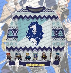 Fire Emblem Three Houses Blue Lions 3D Printed Ugly Christmas Sweatshirt