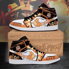 Fire Fist Portgas Ace One Piece Anime Sneakers Shoes