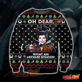 Funny Maleficent 3D Print Ugly Sweatshirt
