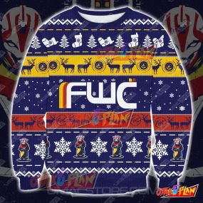 Future War Cult Destiny Knitting Pattern 3D Print Ugly Christmas Sweatshirt
