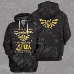 Game Legend of Zelda You can not buy happiness all over print Hoodie / T-Shirt