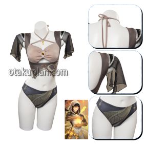 Genshin Impact Morax Zhongli Archon Bikini Cosplay Costume