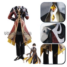 Genshin Impact Zhongli Archon Morax Outfits Cosplay Costume