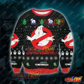 Ghostbusters GBV3 3D Print Ugly Christmas Sweatshirt