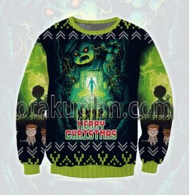 Ghostbusters Ghost 3D Printed Ugly Christmas Sweatshirt