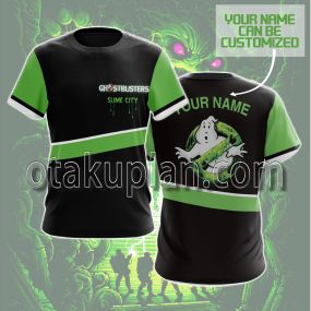 Ghostbusters Green And Black Custom Name T-shirt