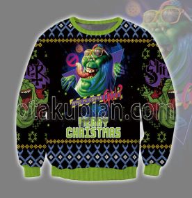 Ghostbusters Logo 3D Printed Ugly Christmas Sweatshirt