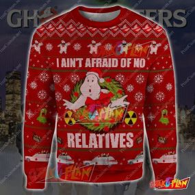 Ghostbusters Relatives 3D Print Ugly Christmas Sweatshirt