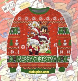 Gintama Holiday 3D Printed Ugly Christmas Sweatshirt