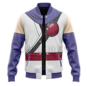 Gintama Sarutobi Ayame White Cosplay Varsity Jacket