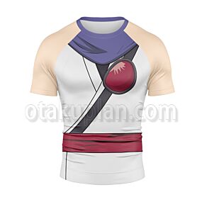 Gintama Sarutobi Ayame White Short Sleeve Compression Shirt