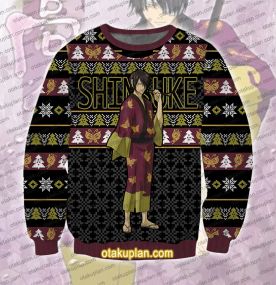 Gintama Smokin Shinsuke 3D Printed Ugly Christmas Sweatshirt