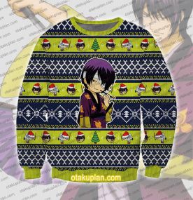 Gintama Smoking Shinsuke Ugly Christmas Sweatshirt