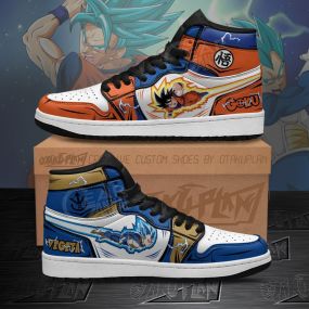 Goku and Vegeta Dragon Ball Anime Sneakers Shoes