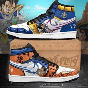 Goku And Vegeta Ki Blast Dragon Ball Anime Sneakers Shoes