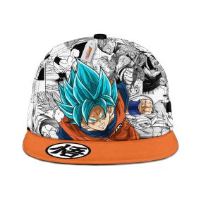 Goku Blue Dragon Ball Snapback Anime Hat