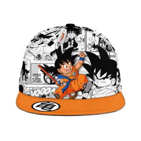 Goku Kid Dragon Ball Snapback Anime Hat