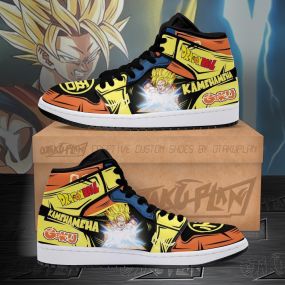 Goku SSJ Kamehameha Dragon Ball Anime Sneakers Shoes