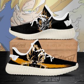 Goku SSJ Sihouette Dragon Ball Anime Sneakers Shoes