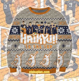 Haikyuu To The Top 3D Printed Ugly Christmas Sweatshirt