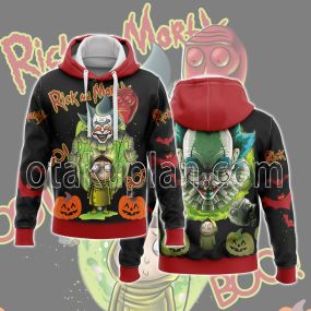 Halloween Rick and Morty Scary Clown Hoodie