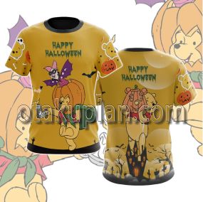 Halloween Winnie The Pooh Pumpkin T-shirt