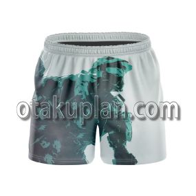 Halo Master Chief Pattern Graphic Style Board Shorts Swim Trunks