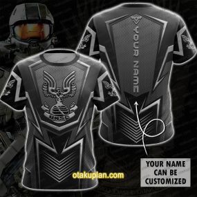 Halo UNSC Custom Name T-shirt V2