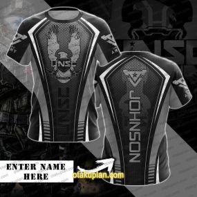 Halo UNSC Metal V2 Custom Name T-shirt