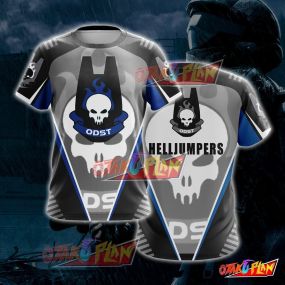 Halo ODST Helljumpers Blue T-shirt