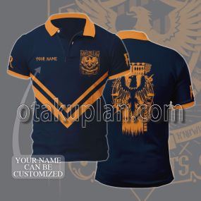 Harry Potter Ravenclaw Blue Custom Name Polo Shirt