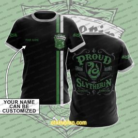 Harry Potter Slytherin Custom Name T-shirt