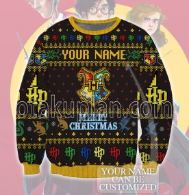 Harry Potter Your Name 3D Printed Ugly Christmas Sweatshirt