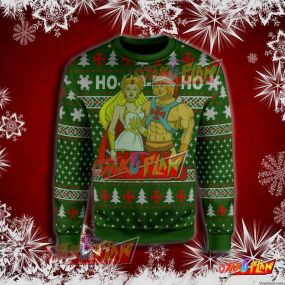 He-Man And The Masters Of The Universe 3D Print Ugly Christmas Sweatshirt