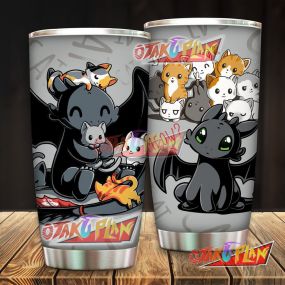 How to Train Your Dragon x Cats Tumbler