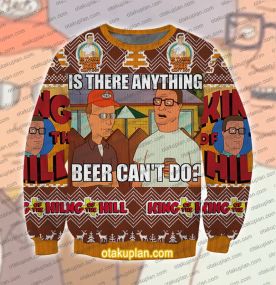 Is There Anything Beer Can't Do King of the Hill Ugly Christmas Sweatshirt