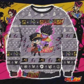 Anime Bizarre Adventure 1911 3D Print Ugly Christmas Sweatshirt
