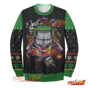 Joker 3D Print Ugly Christmas Sweatshirt V2