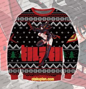 Kill La Kill 3D Printed Ugly Christmas Sweatshirt