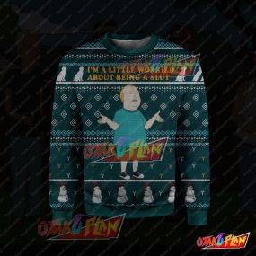 King Of The Hill A Slut 3D Print Ugly Christmas Sweatshirt