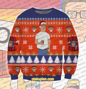 King of the Hill Hank Hill 3D Printed Ugly Christmas Sweatshirt