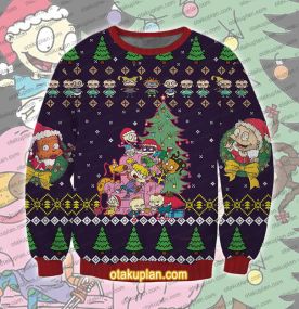 Ladies Characters Rugrats Ugly Christmas Sweatshirt