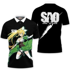 Leafa Sword Art Online Anime Polo Shirts