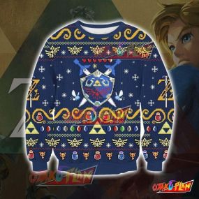Legend Of Zelda 3D Print Ugly Christmas Sweatshirt V2