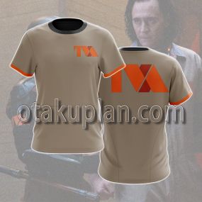 Loki TVA Prison uniform Cosplay T-shirt
