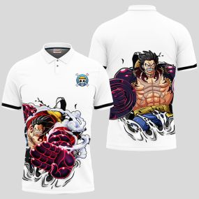 Luffy Gear One Piece Anime Polo Shirts