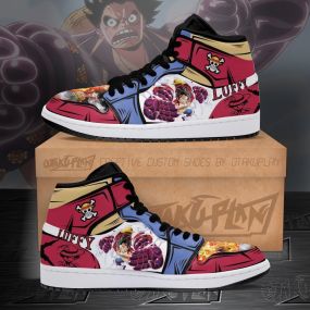 Luffy Gear One Piece Anime Sneakers Shoes