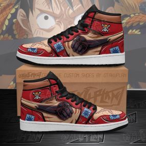 Luffy Haki Wano Arc One Piece Anime Sneakers Shoes