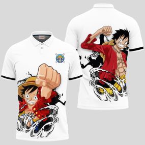 Luffy One Piece Anime Polo Shirts
